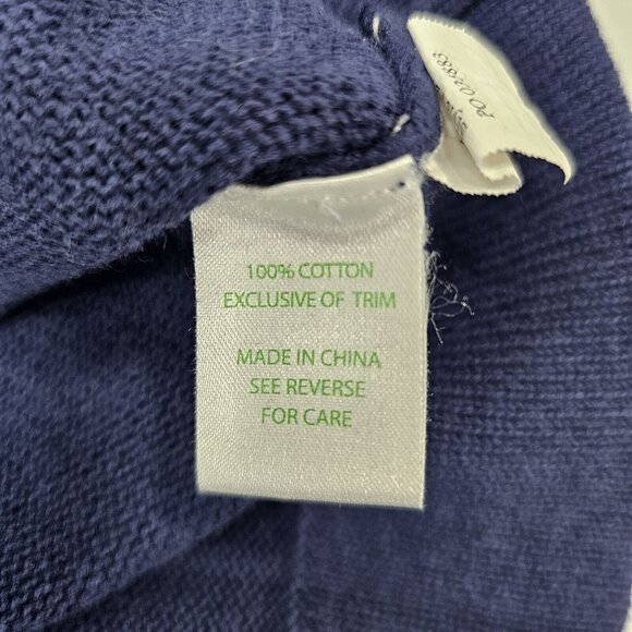 Lilly Pulitzer Girls Sweater Dress Youth 10 Navy Ivory Green Wedding Guest Party - Picture 4 of 9